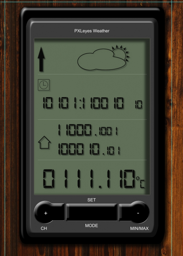 Creation of Weather in binary degrees: Step 10